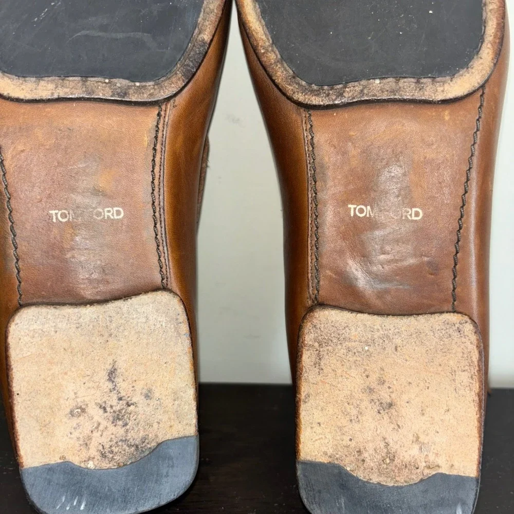 Tom Ford | Italian‎ | Brown Leather Tassled Loafers | 10 US, 9 UK, 43 EU